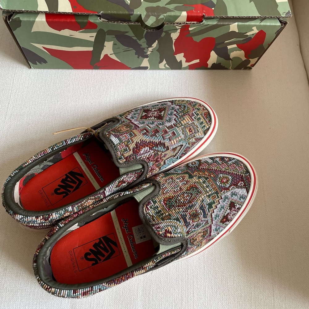 VANS X NIGEL CABOURN OG CLASSIC SLIP-ON LX MEN’S 8/WOMEN’S 9.5